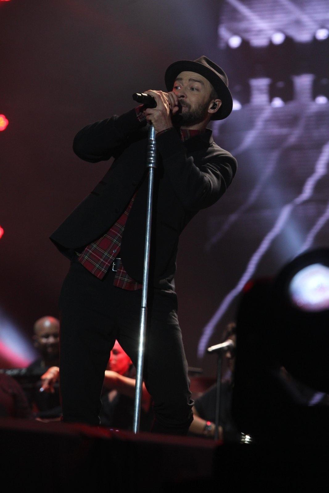 Justin Timberlake encerra o primeiro fim de semana do Rock in Rio com show no Palco Mundo - Marcello Sá Barretto/AgNews