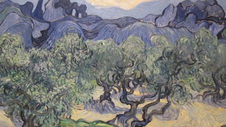 Obra "Oliveiras", de Vincent van Gogh - Reprodução