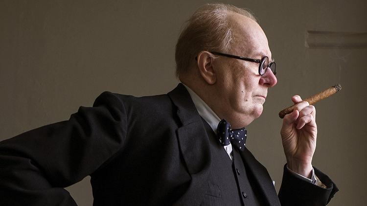 Gary Oldman como Winston Churchill em "O Destino de Uma Nação" - Divulgação - Divulgação