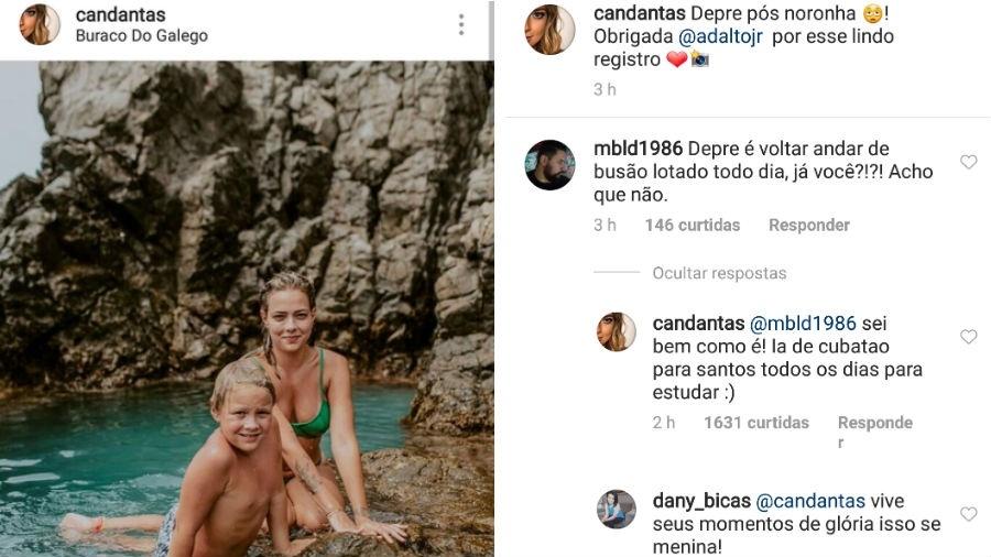 Carol Dantas posta foto com o filho, Davi Lucca, e rebate seguidor - Reprodução/Instagram