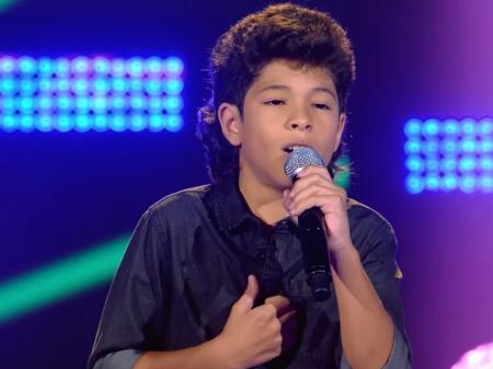 Alex Novais, 11, de Campinas, participou do "The Voice Kids" - Reprodução/TV Globo