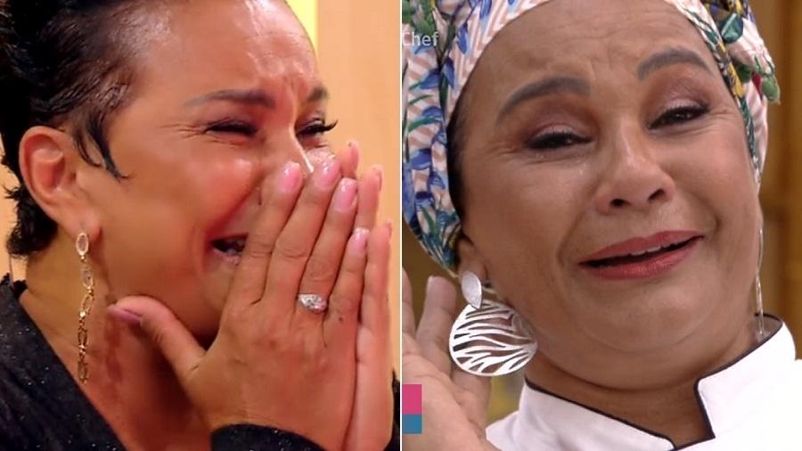Solange Couto chorou no Tamanho Família e no Mais Você - Montagem/UOL/Reprodução/TV Globo