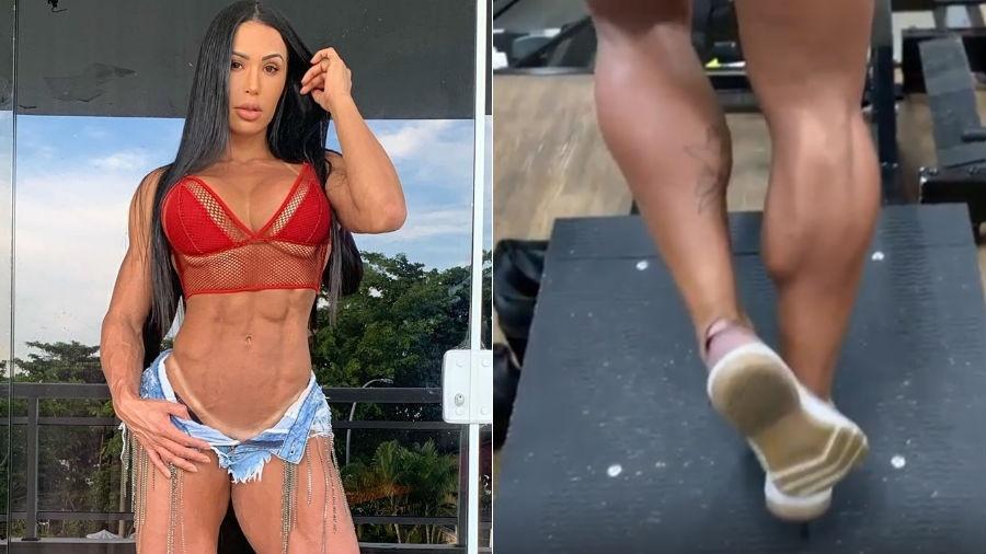 Gracyanne Barbosa impressiona por panturrilhas extremamente musculosas - Reprodução/Instagram