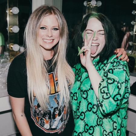 Avril Lavigne e Billie Eilish - Reprodução/Instagram