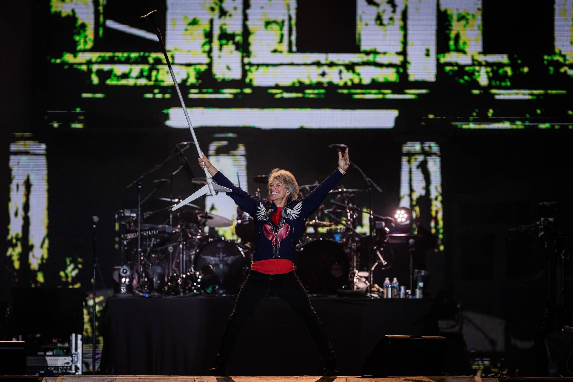 Bon Jovi se apresenta no palco Mundo no Rock in Rio 2019 - Eduardo Anizelli/Folhapress