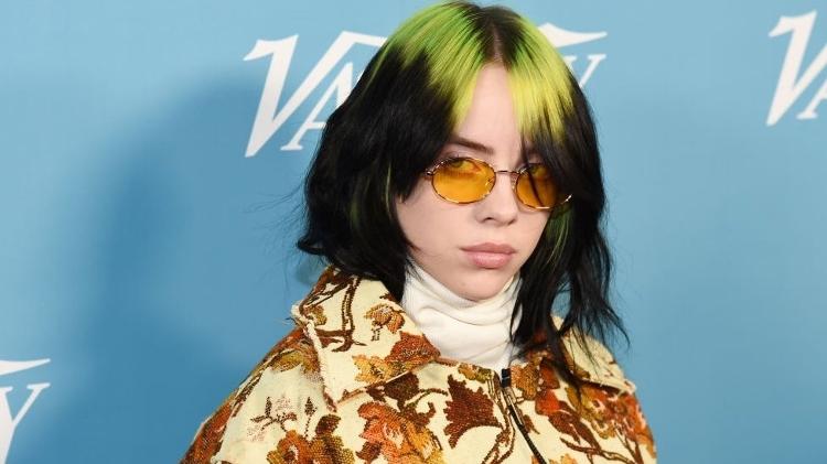Billie Eilish teve 14 músicas simultâneas nos EUA na lista HOT 100 da Billboard - Getty Images - Getty Images