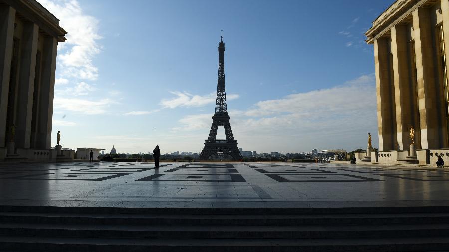 Ainda sem turistas e com proteção contra o coronavírus, Torre Eiffel reabre nesta quinta 25 - Getty Images
