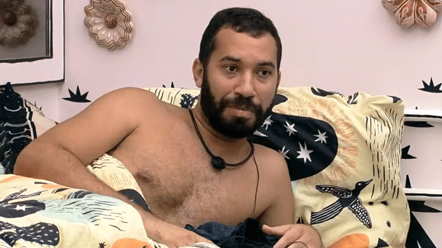 BBB 21: Gilberto conversa no quarto cordel - Reprodução Globoplay