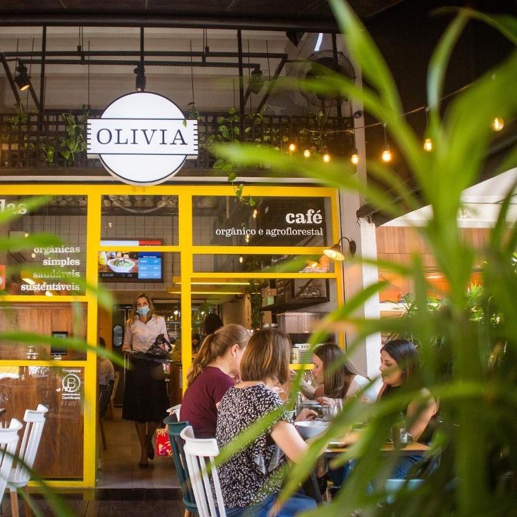 Restaurante Olivia Saladas no bairro do Itaim, em São Paulo - Reprodução Instagram - Reprodução Instagram