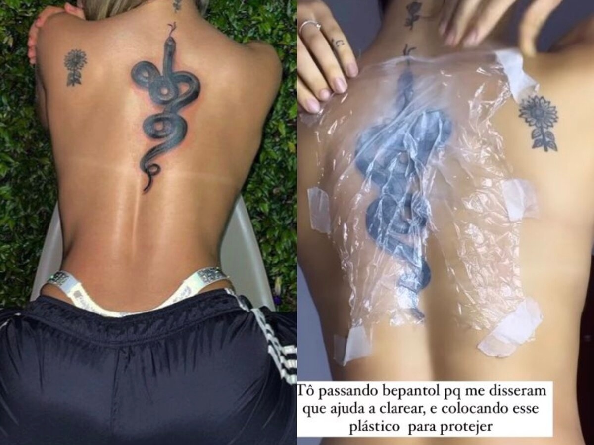 E a influencer Nathalia Valente que fez uma tatuagem e não gostou 👀 