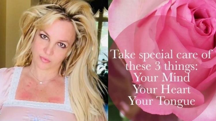 Britney Spears posta indireta nas redes sociais