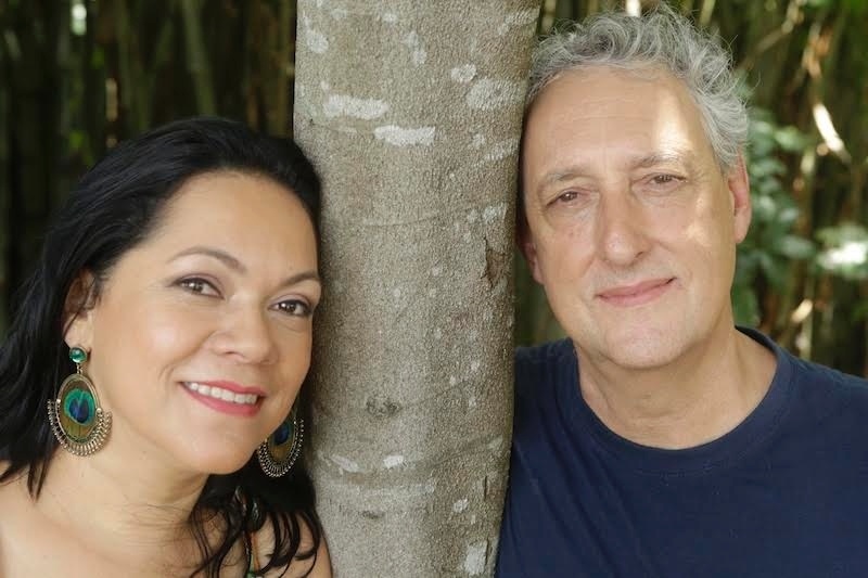 A cantora amapaense Patrícia Bastos e o músico paulista Dante Ozzetti - Divulgação