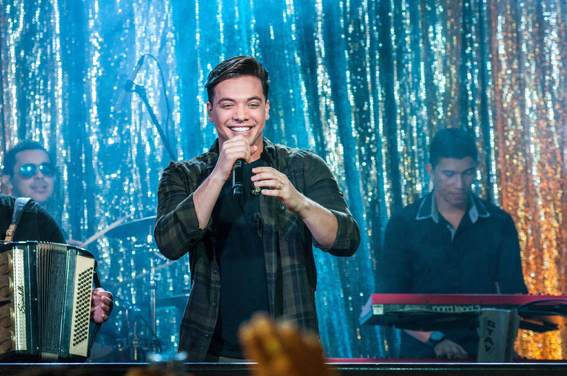 Wesley Safadão na gravação de "A Força do Querer", na Estudantina, no Rio - Estevam Avellar/TV Globo