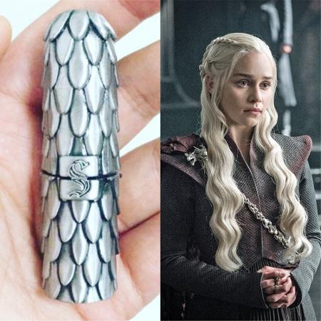 Batom de dragão inspirado em Game of Thrones - Reprodução/Instagram e Divulgação/HBO