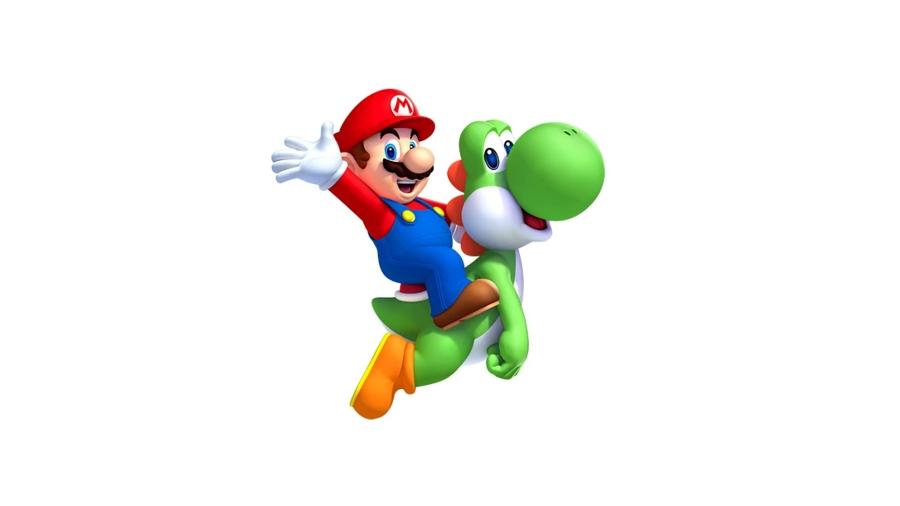 Amigos? Mais ou menos: na verdade, a relação entre Mario e Yoshi começou na base da pancada - Reprodução