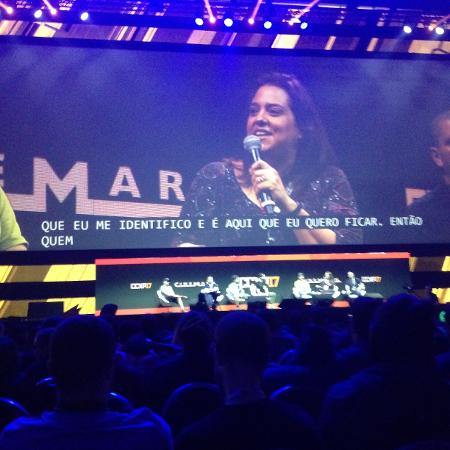 A quadrinista Adriana Melo na CCXP 2017 - Rodolfo Vicentini/UOL - Rodolfo Vicentini/UOL