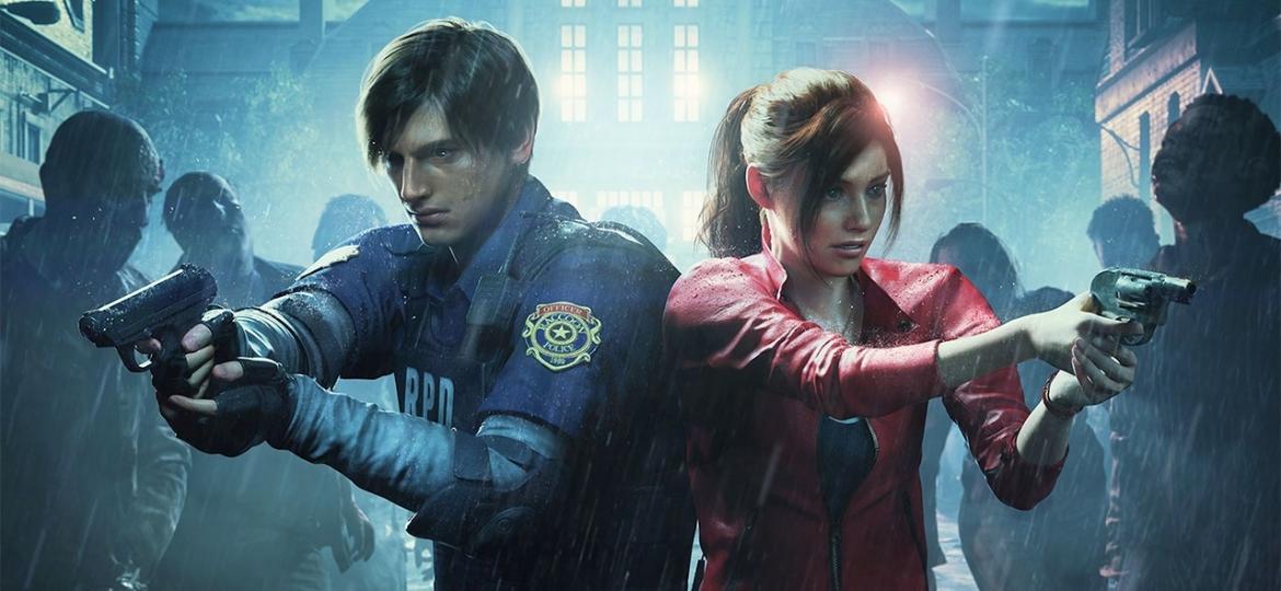 Leon e Claire no remake de "Resident Evil 2" - Reprodução