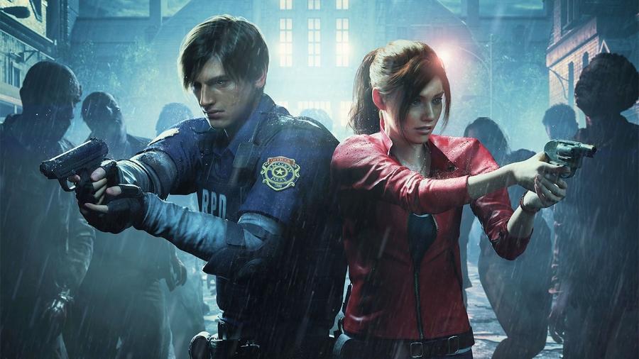 Leon e Claire no remake de "Resident Evil 2" - Reprodução