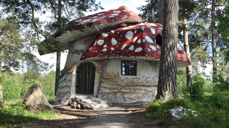 Acomodação em forma de cogumelo no Norrqvarn Hotell & Konferens - Divulgação/Norrqvarn Hotell & Konferens - Divulgação/Norrqvarn Hotell & Konferens