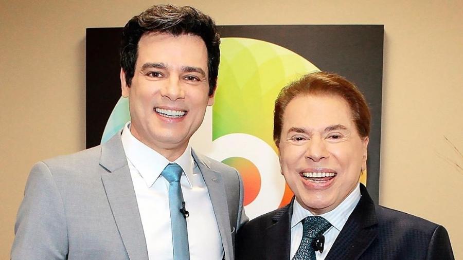 Celso Portiolli e Silvio Santos; apresentador fará o "Show do Milhão", feito até 2003 por Silvio Santos - REPRODUÇÃO/INSTAGRAM