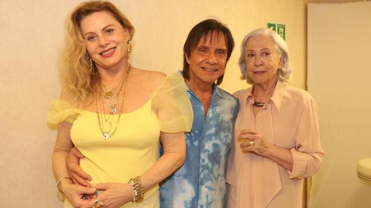 Vera Fischer, Roberto Carlos e Fernanda Montenegro - Rogério Fidalgo/ Agnews