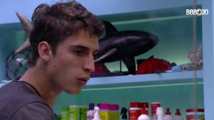 Felipe Prior fala sobre barraco com Daniel no BBB20 (Foto: Reprodução/GlobosatPlay)