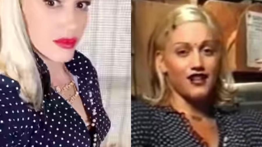 Gwen Stefani publicou no Instagram foto com o mesmo vestido  - Reprodução/Instagram 