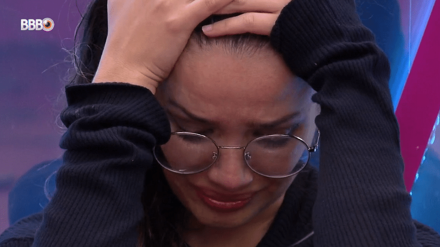 BBB 21: Juliette chora após deixar última prova do reality - Reprodução/Globoplay
