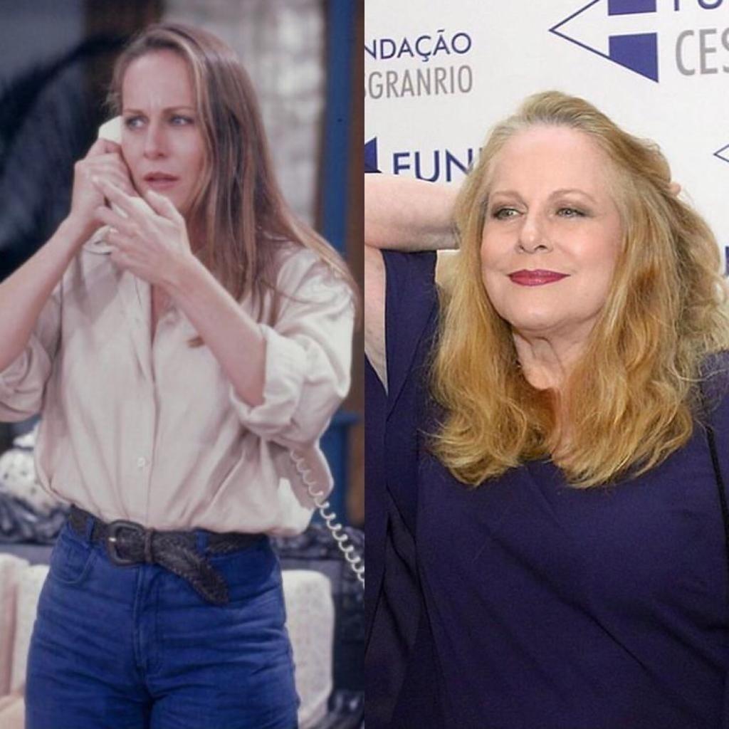 Lucinha Lins viveu Estela em "A Viagem" - Divulgação / Bazilio Calazans / TV Globo / Reprodução / Instagram