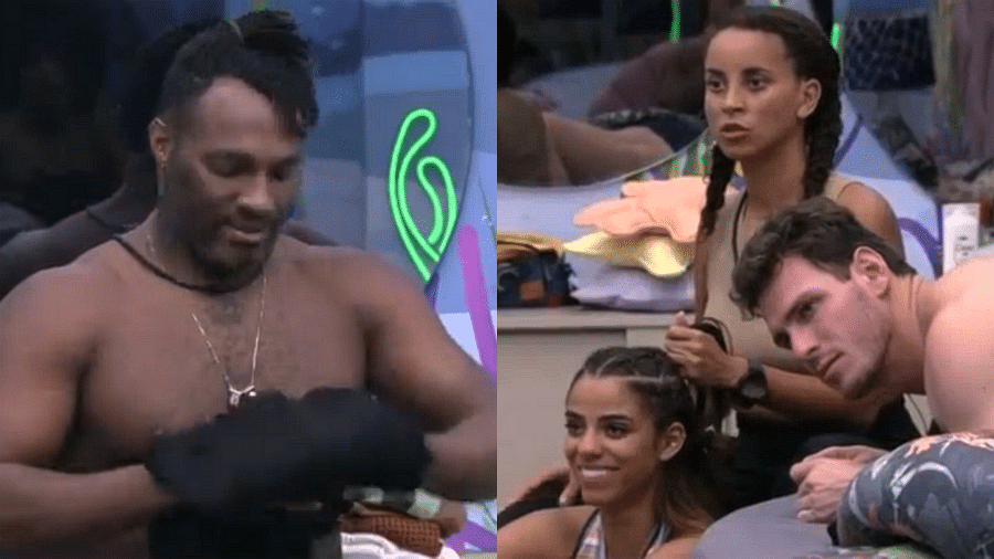 BBB 23: Fred Nicácio planeja look para Festa do Líder - Reprodução/Globo