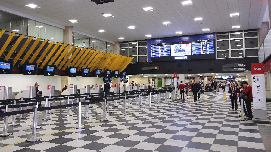 Aeroporto de Congonhas, em São Paulo