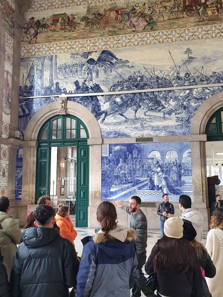 Estação São Bento, na cidade do Porto, em Portugal - Marcel Vincenti - Marcel Vincenti