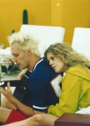 Supla e Bárbara Paz na "Casa dos Artistas" (2001) - Divulgação/SBT - Divulgação/SBT