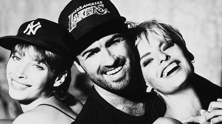 George Michael, Linda Evangelisa e Christy Turlington - Reprodução/Instagram/Brad Branson - Reprodução/Instagram/Brad Branson