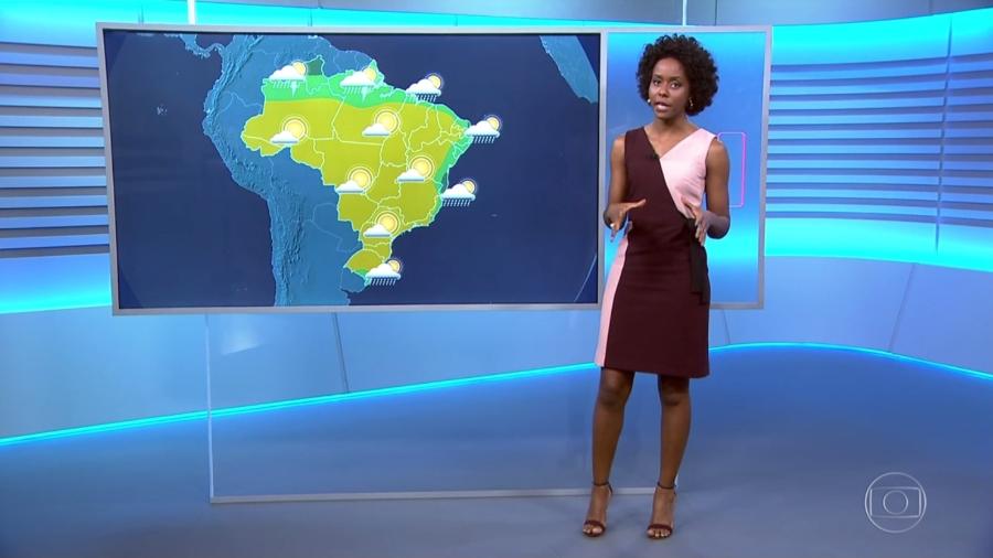 Depois do fórum em Paris, Maria Júlia Coutinho está de volta ao Brasil - Reprodução/TV Globo