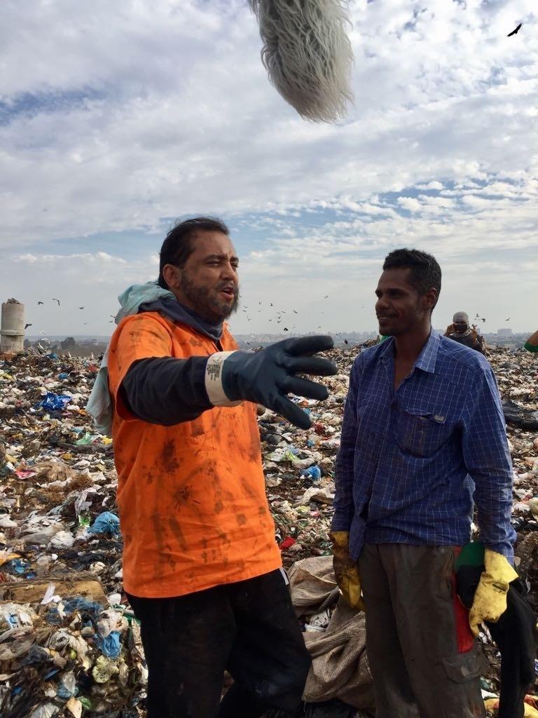 Geraldo Luís vira catador de lixo - Divulgação