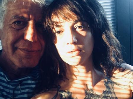 Anthony Bourdain com a namorada, Asia Argento - Reprodução/Instagram