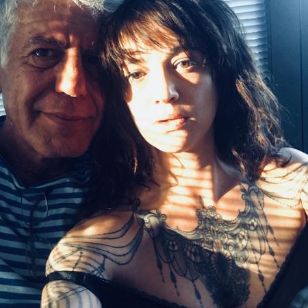 Anthony Bourdain com a namorada, Asia Argento - Reprodução/Instagram