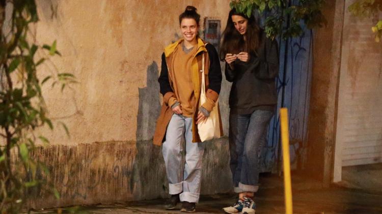 Bruna Linzmeyer e a namorada, Priscila Visman, têm noite de passeio romântico no Rio - Thiago Martins/AgNews - Thiago Martins/AgNews