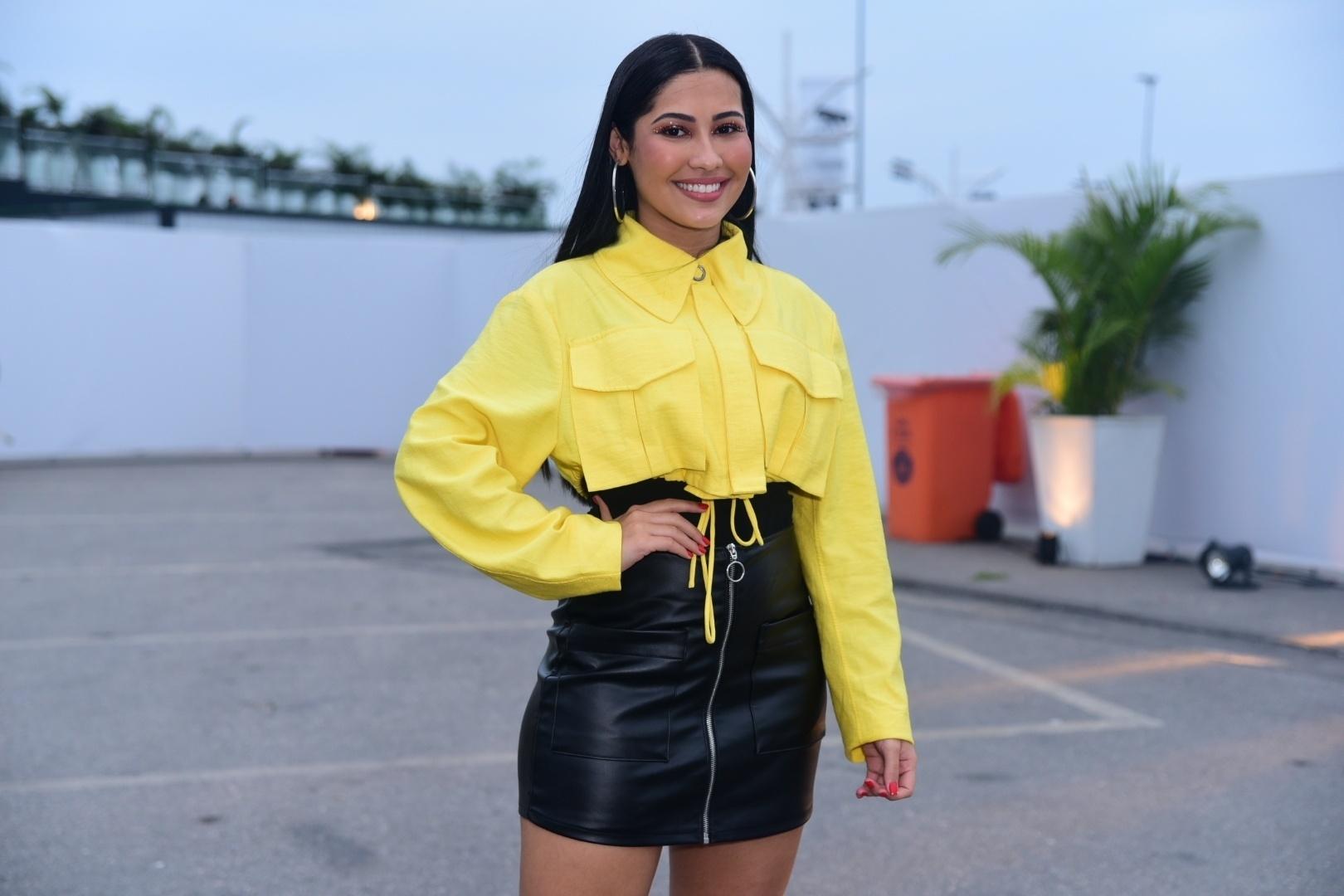A influencer Thaynara OG comparece ao último dia do Rock in Rio 2019 - Leo Franco / AgNews