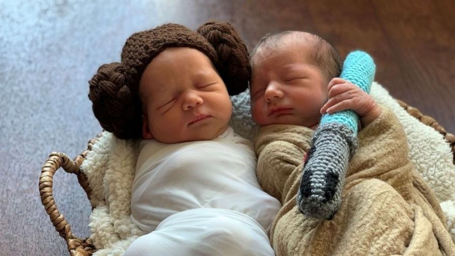 Hospital da Flórida veste recém-nascidos como personagens de "Star Wars" - divulgação/AdventHealth for Women