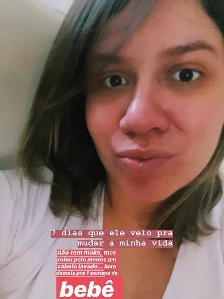 Marília Mendonça sem maquiagem: sem luxos para a vida de mãe - Reprodução/ Instagram