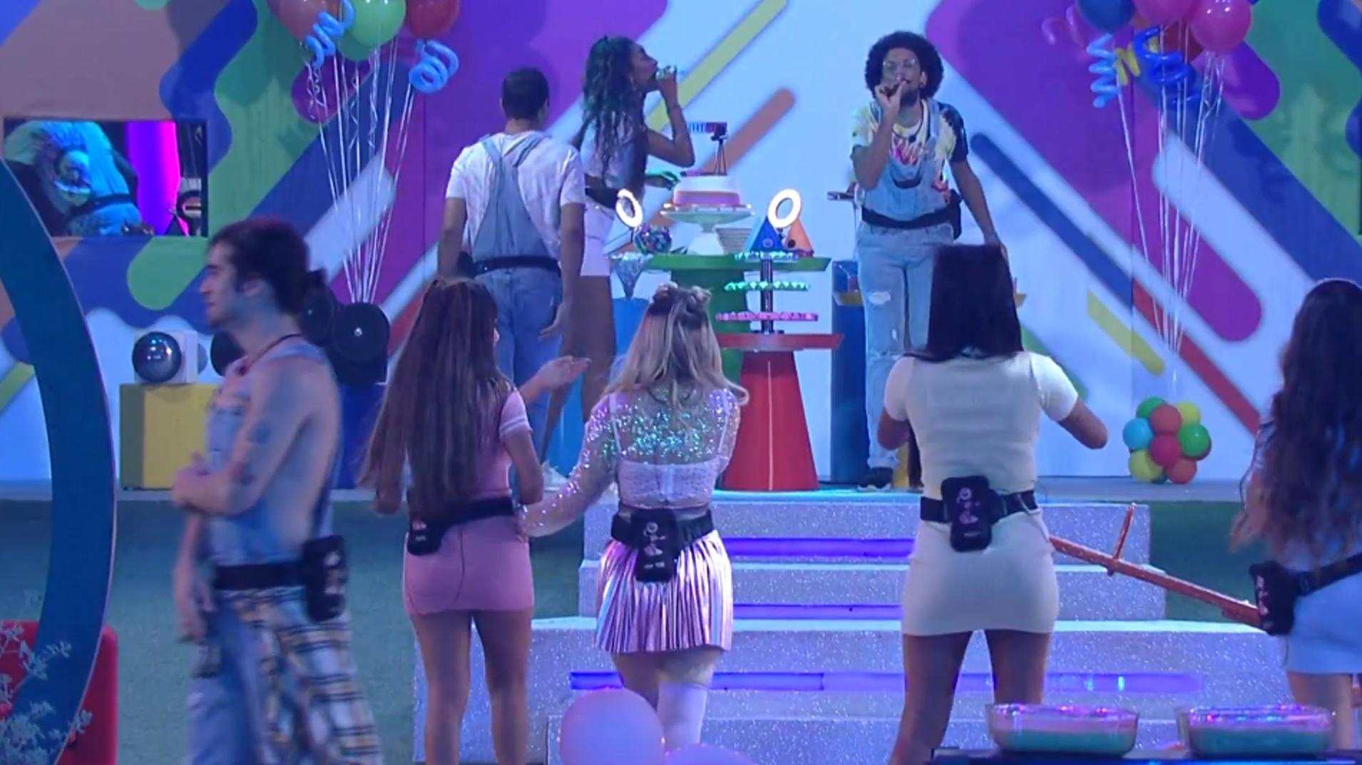 BBB 21; Decoração festa Viih Tube - Reprodução/ Globoplay