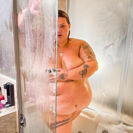 Thais Carla posa nua em banho - Reprodução/Instagram