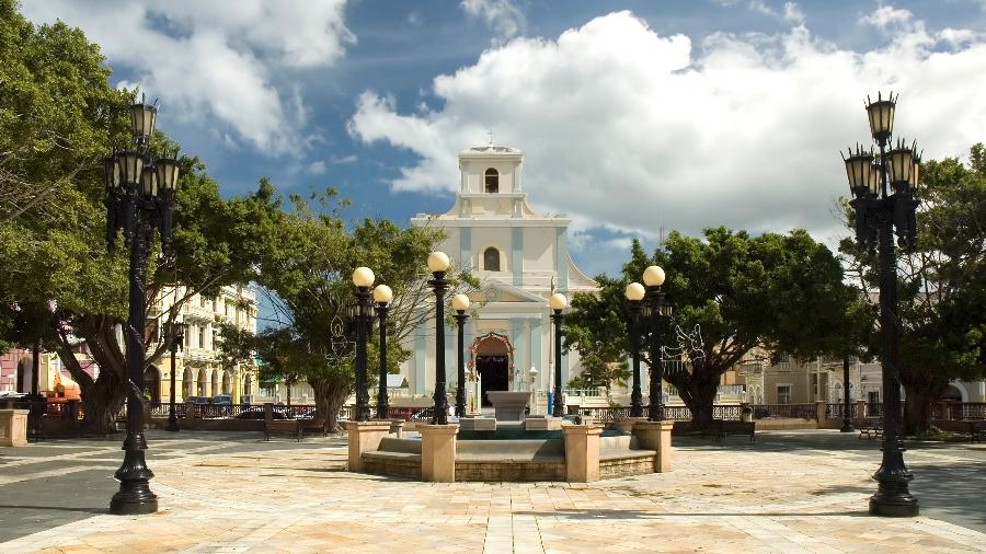 Igreja de Aricebo, em Porto Rico: não será mais necessário apresentar o passaporte da vacina ou usar máscaras na ilha - Getty Images
