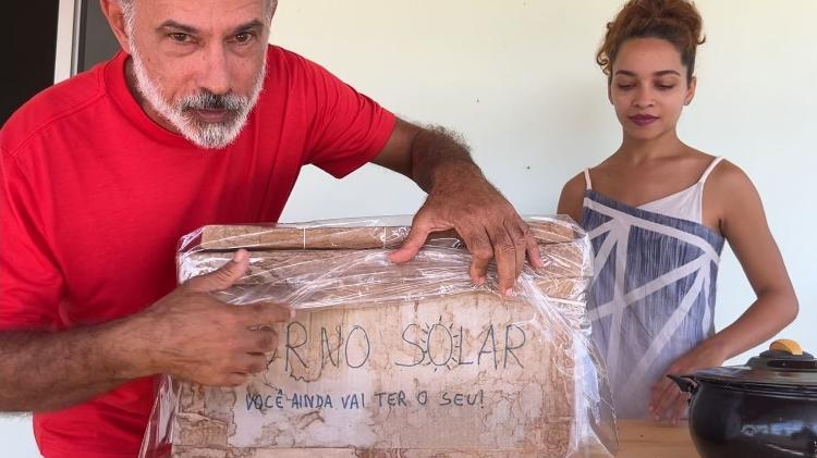 Family from Ceará builds solar oven to contribute to the environment - Personal Archive - Personal Archive