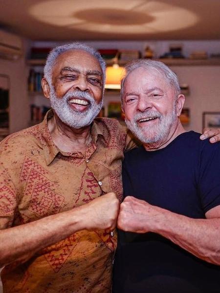 Gilberto Gil publicou foto com Lula para comemorar eleição - Reprodução/ Instagram