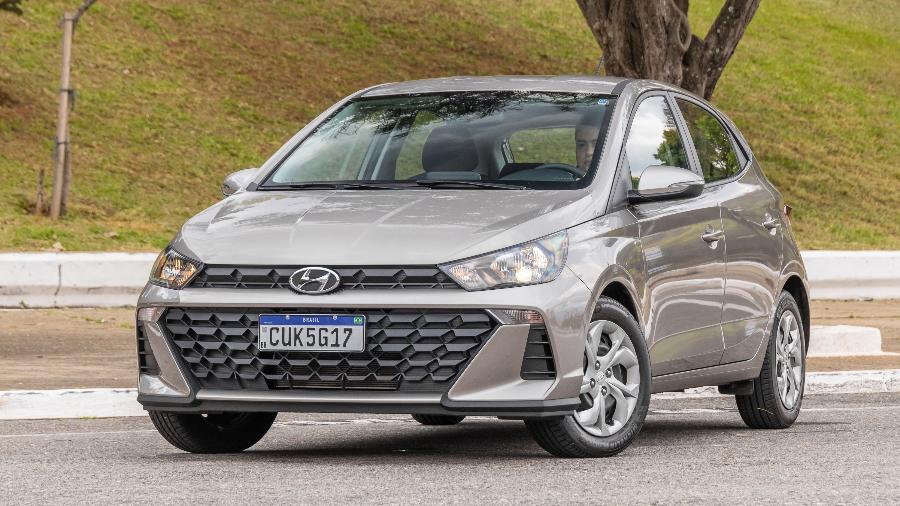 Hyundai HB20 foi o carro de passeio mais vendido em 2022, mas vai fechar fevereiro bem atrás dos primeiros colocados do ranking - Marcos Camargo / UOL