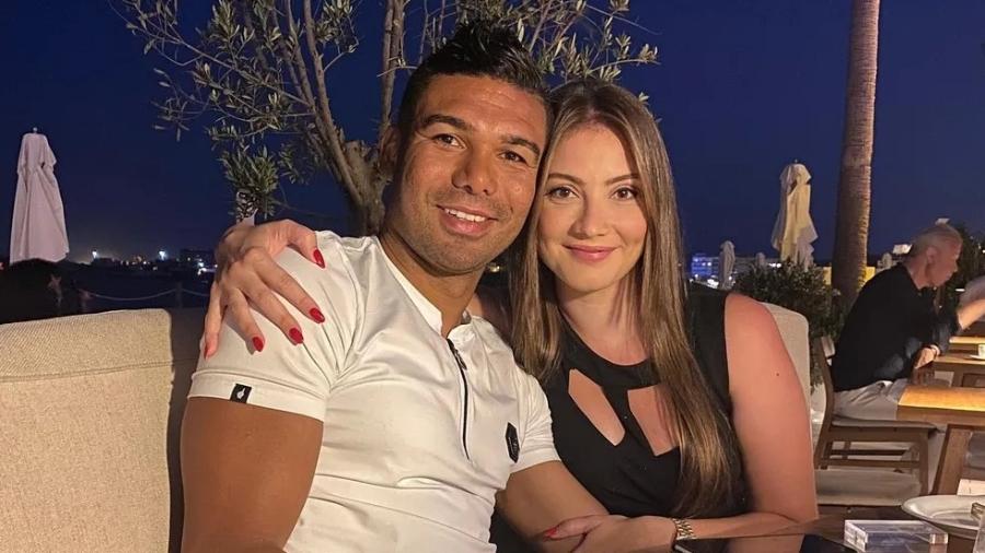 O jogador Casemiro e a esposa, Anna Mariana Casemiro - Reprodução/Instagram