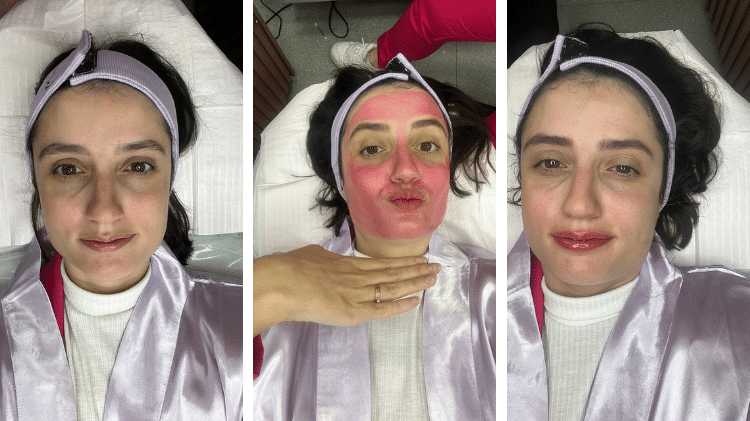 Repórer Rafaela Polo fez três procedimentos na Natalia Beauty